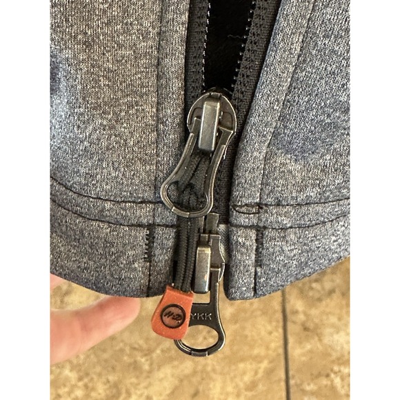 Harley Davidson Jacket Womens L Gray Mid Layer Soft Shell Full Zip Motorcycle - Picture 6 of 7